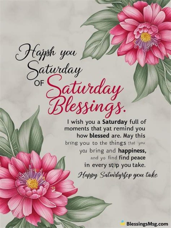 Discover The Enchanting World Of Saturday Blessings And Greetings