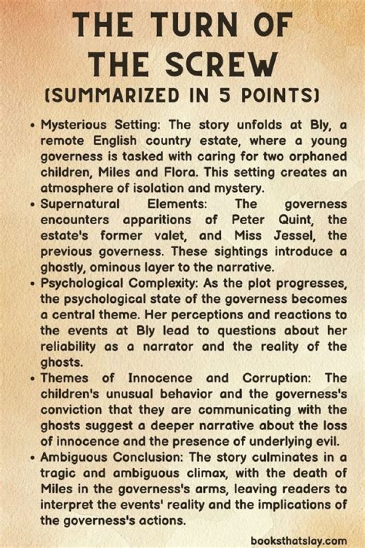 Is Bly Manor's inspiration The Turn of the Screw a true story?