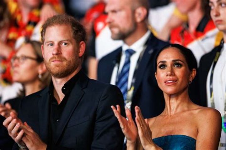 Meghan Markle suggests woman should move as she poses next to Prince Harry at charity polo match in new video