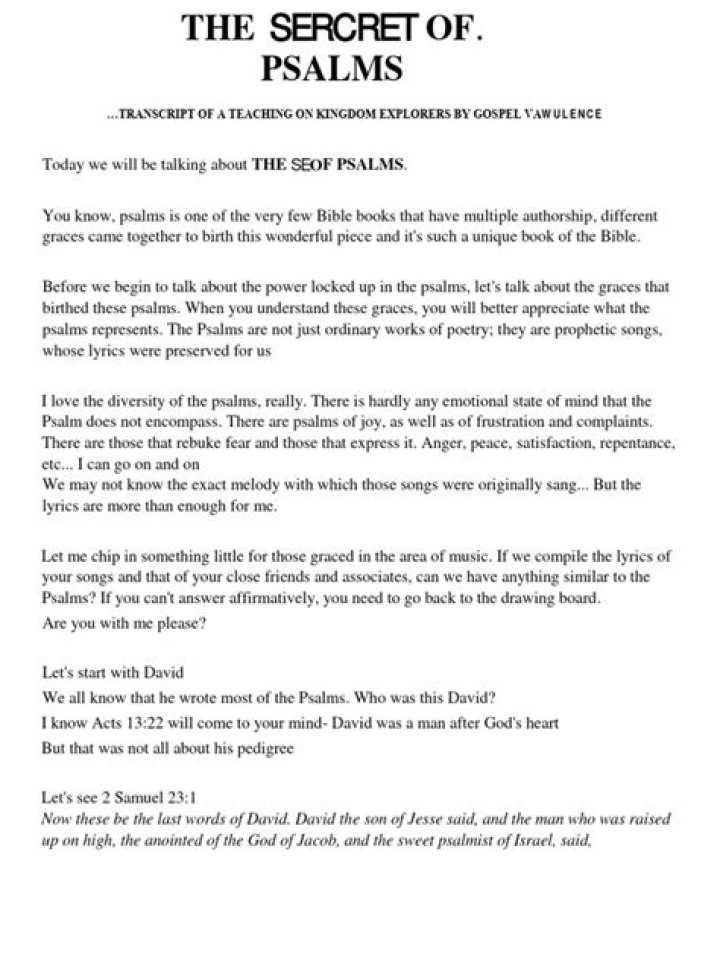 Unveil The Secrets Of Psalms For Favor And Luck: Discoveries Await